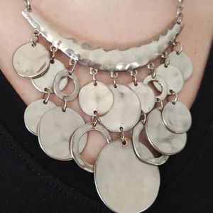 🌸3/$20🌸Boho Silver Fashion Statement Necklace